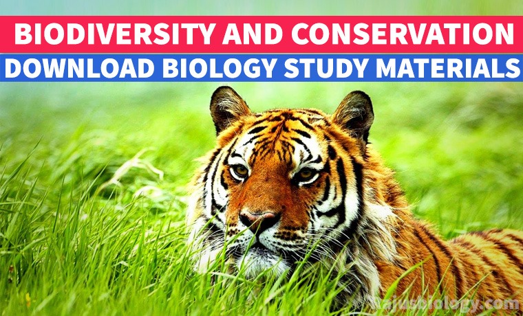 PDF Biodiversity and Conservation Study Material Download
